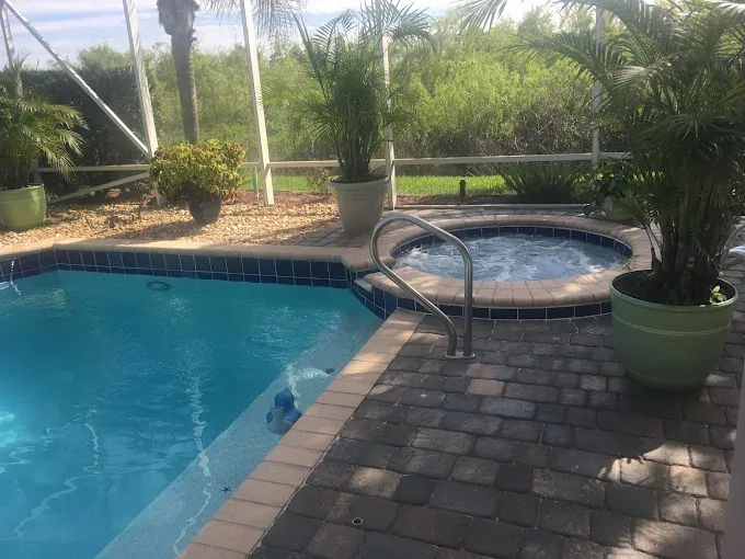 Spa & Paver Patio